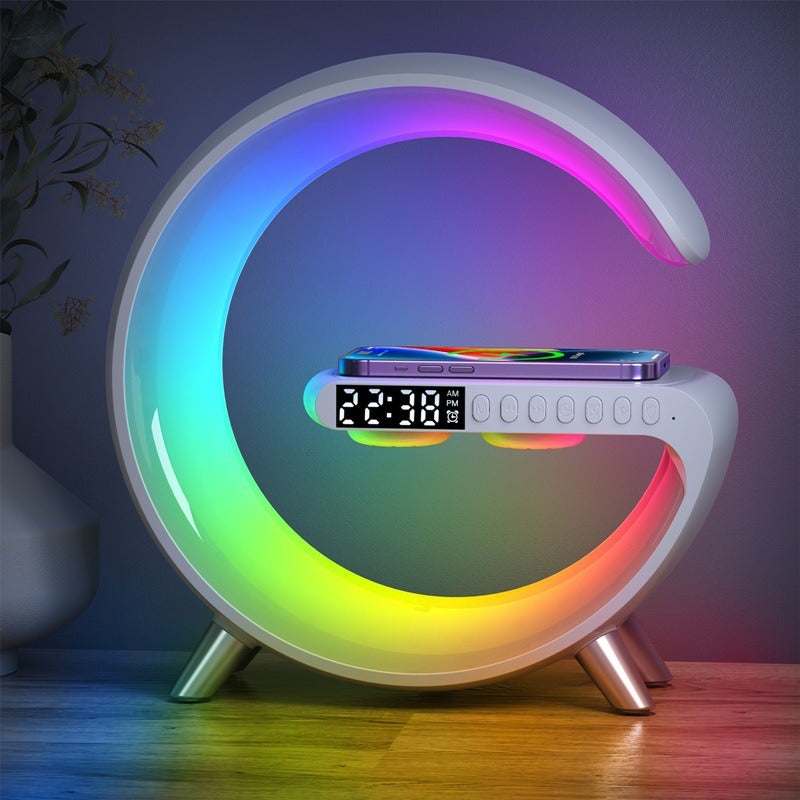 New Intelligent Bluetooth Speaker Projection Lamp Wireless Rechargeable Bedside