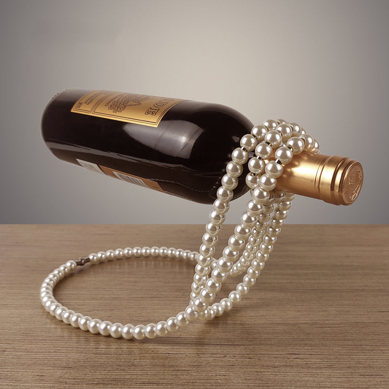 Pearl Necklace Wine Rack Wine Pedestal Clamp Holder